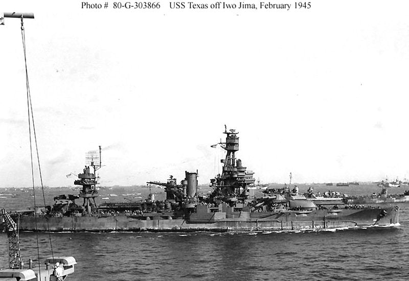 Uss Texas Bb35 7 A4 Photo Print