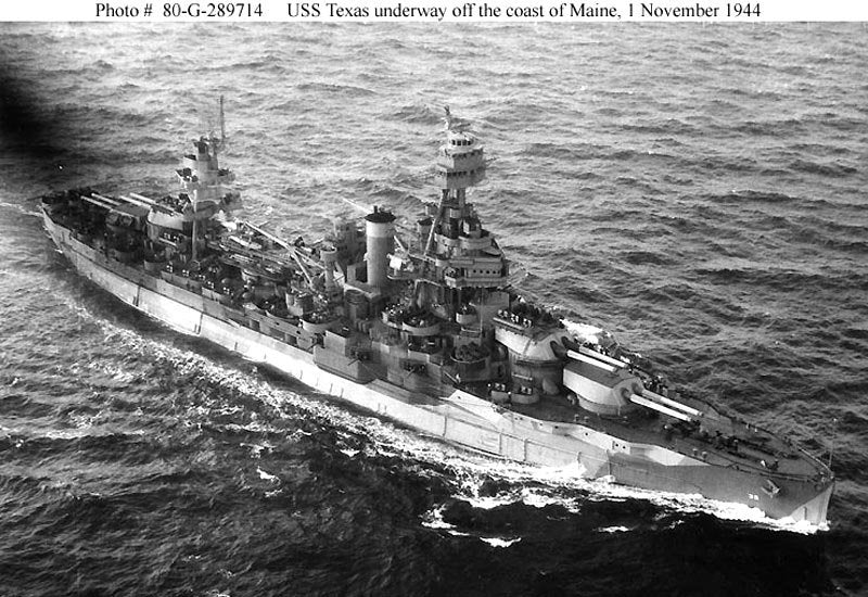 Uss Texas Bb35 8 A4 Photo Print