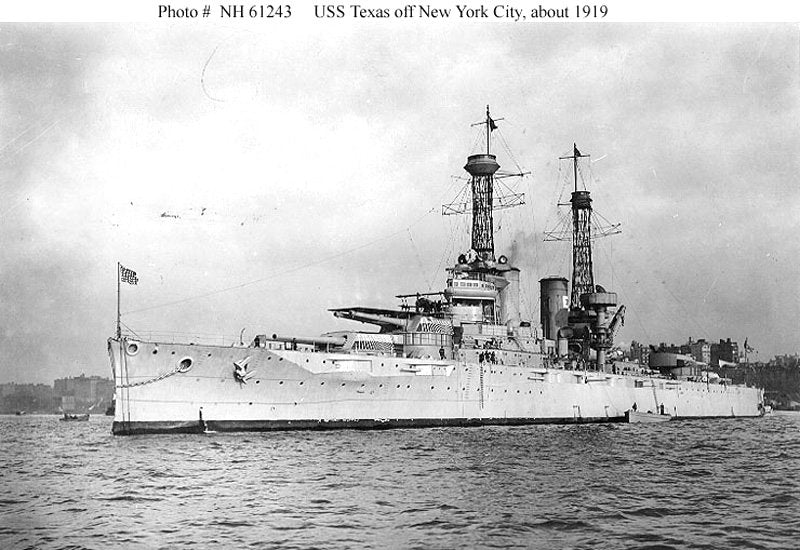 Uss Texas Bb35 A4 Photo Print