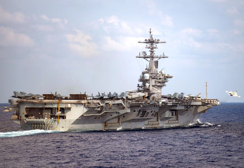 Uss Theodore Roosevelt Cvn71 Nuclear Powered Aircraft Carrier Usnavy 2 A4 Photo Print