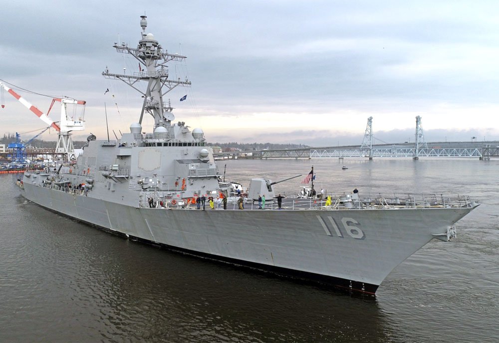 Uss Thomas Hudner Ddg116 Guided Missile Destroyer Usnavy A4 Photo Print
