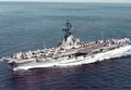 Uss Ticonderoga Cv14 Aircraft Carrier United States A4 Photo Print