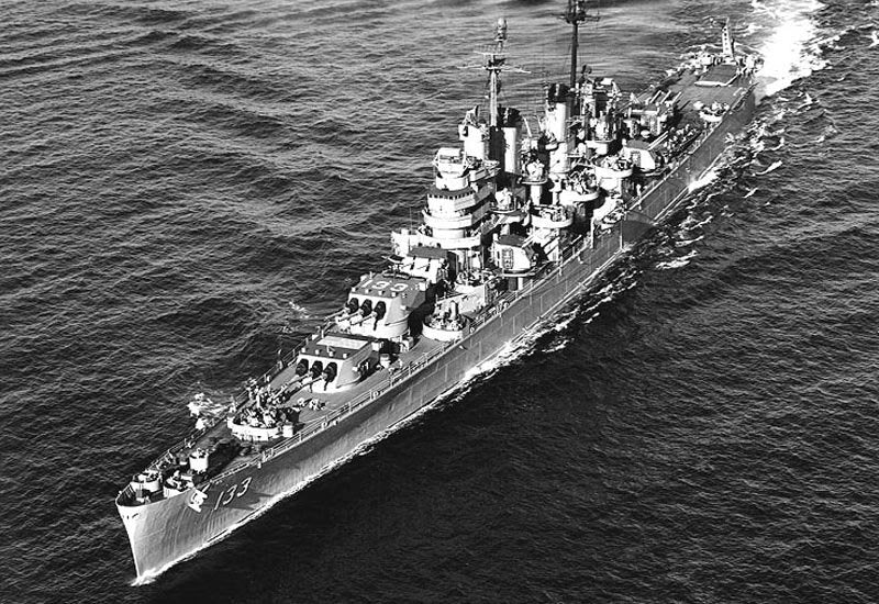 Uss Toledo Ca133 Heavy Cruiser Warship United States A4 Photo Print