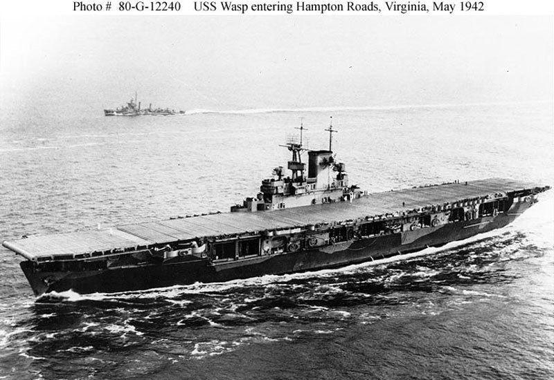 Uss Wasp Cv7 2 A4 Photo Print