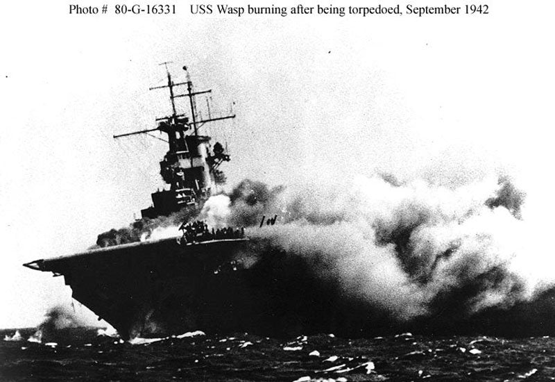 Uss Wasp Cv7 8 A4 Photo Print