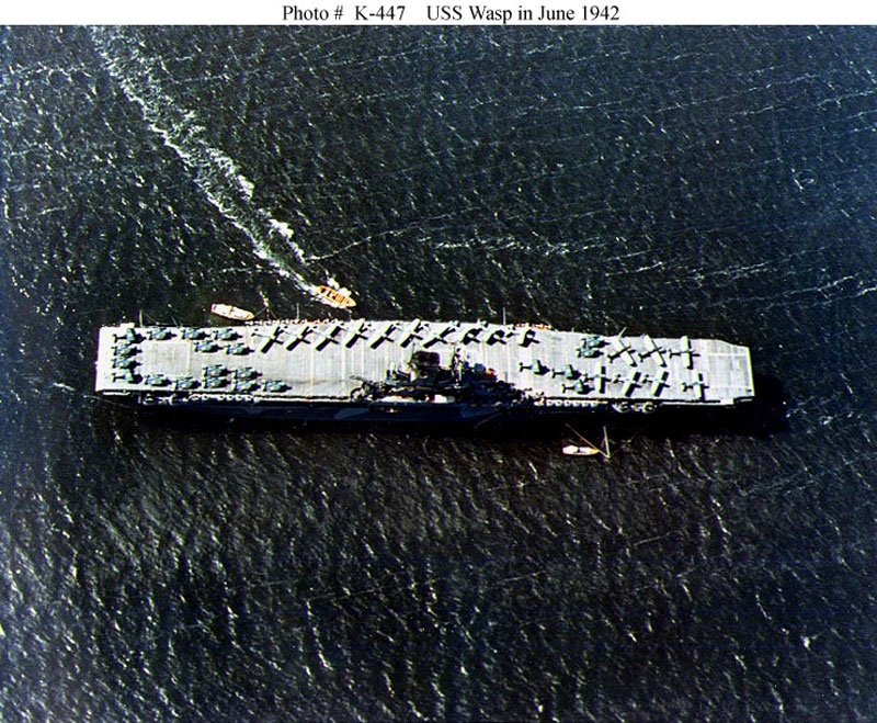 Uss Wasp Cv7 A4 Photo Print