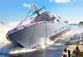Uss Wichita Lcs13 Littoral Combat Ship United States A4 Photo Print