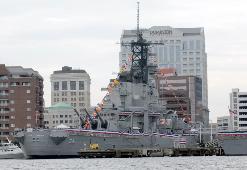 Uss Wisconsin Bb64 Battleship United States 3 A4 Photo Print