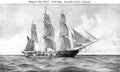 Uss Yorktown 1840 A4 Photo Print