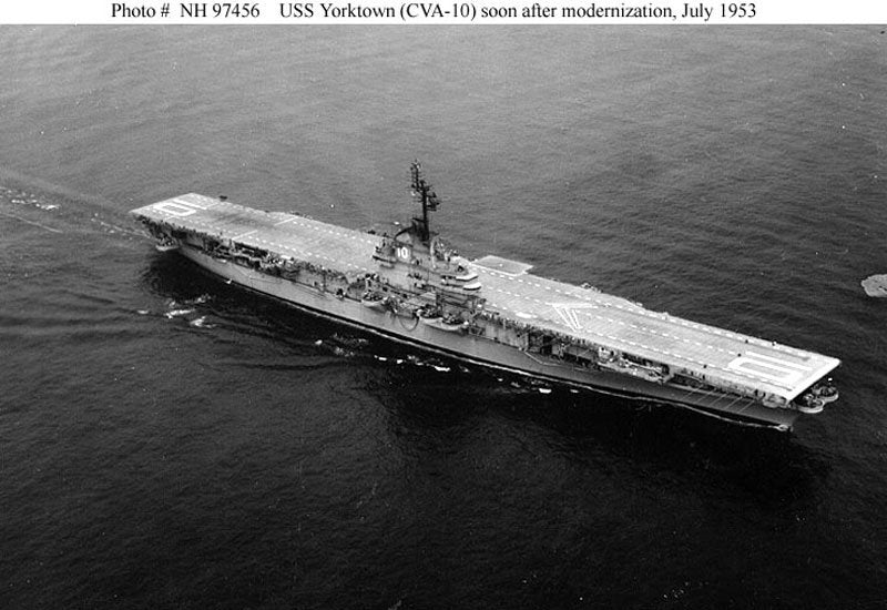 Uss Yorktown Cv10 6 A4 Photo Print