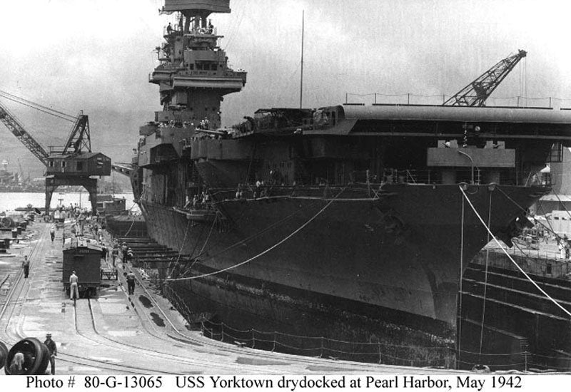 Uss Yorktown Cv5 5 A4 Photo Print