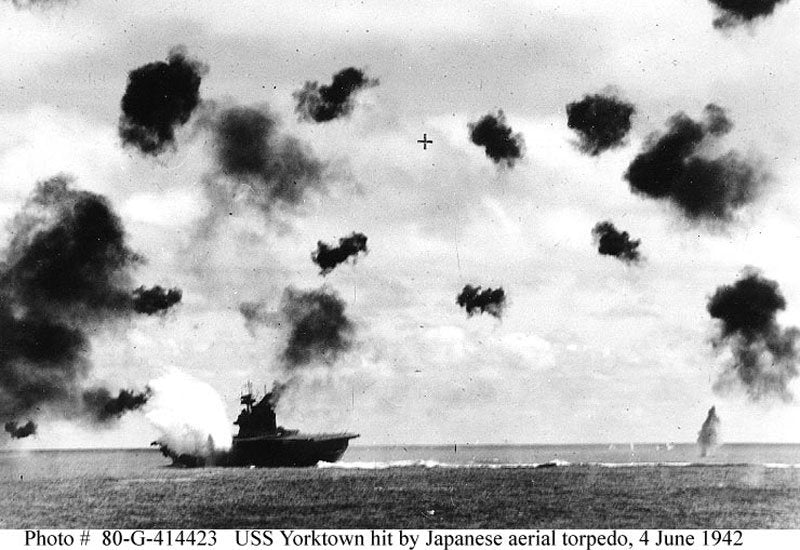 Uss Yorktown Cv5 7 A4 Photo Print