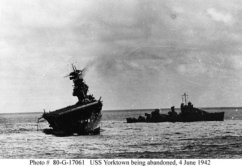Uss Yorktown Cv5 8 A4 Photo Print