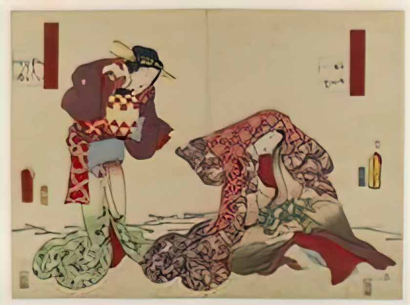 Utagawa Kunisada genji Art A4 Photo Print
