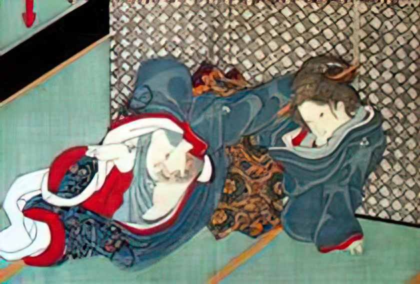 Utagawa Kunisada surimono Art A4 Photo Print