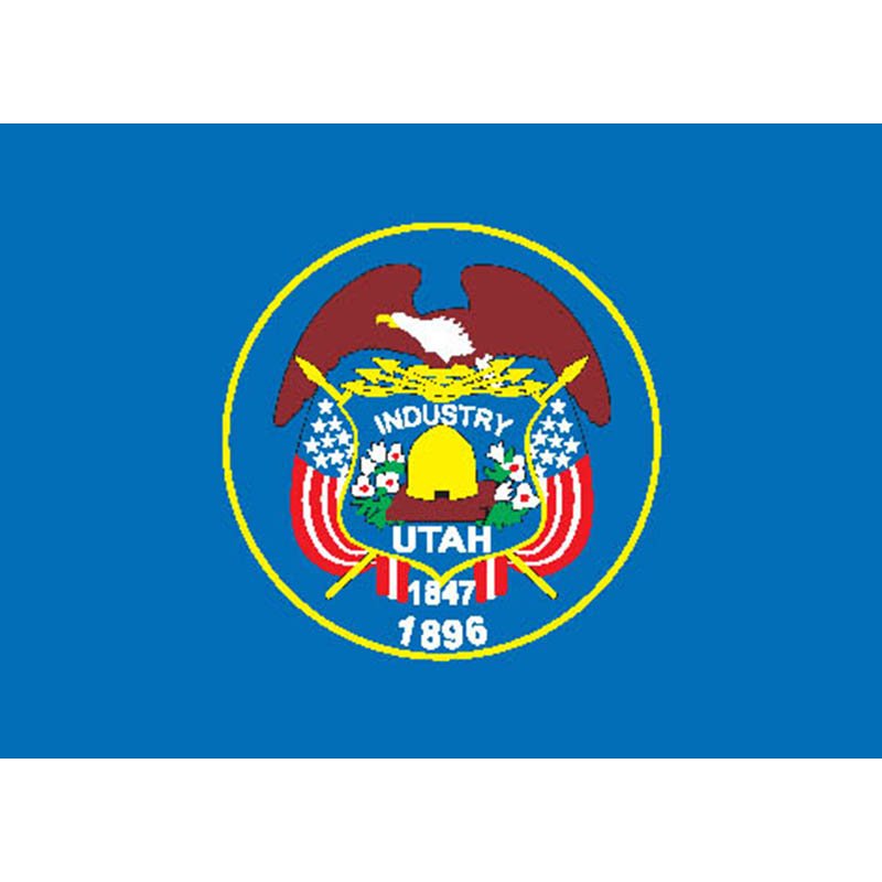 Utah Flag N2615 A4 Photo Print