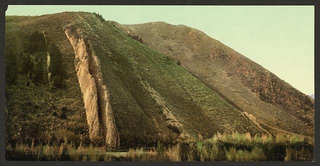 Utah The Devils Slide Weber Canon Vintage A4 Photo Print