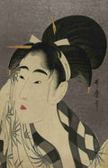 Utamaro Kitagawa 1753 1806 Woman 1798 printed between 1918 and 1923 Vintage A4 Photo Print