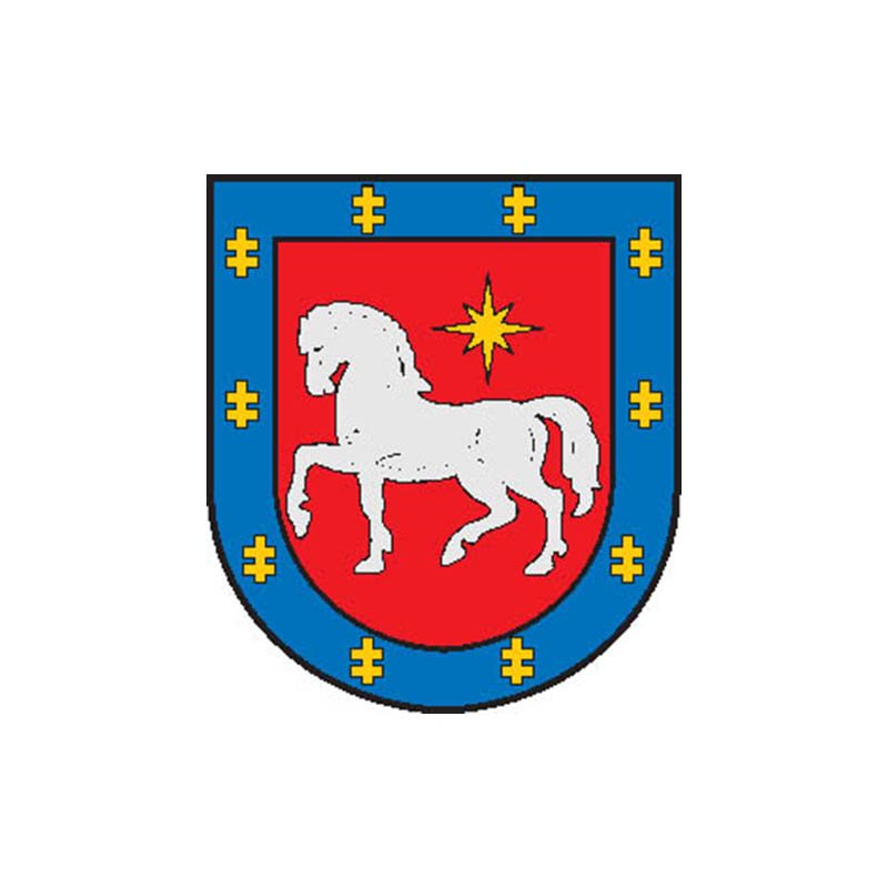 Utena Dist Coat Of Arms N6289 A4 Photo Print