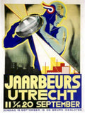 Utrecht Fair 1938 Vintage Retro Advert Poster A4 Photo Print