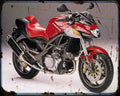 V Raptor 1000 01 2 A4 Photo Print Motorbike Vintage Aged