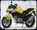 V Raptor 650 01 2 A4 Photo Print Motorbike Vintage Aged