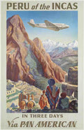 V Travel Poster A15 Advert A4 Photo Print
