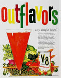V8 Vegetables Juice Vintage Retro Advert Ads A4 Photo Print