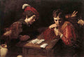 VALENTIN DE BOULOGNE Card Sharpers A4 Photo Print