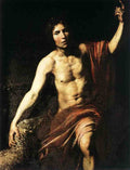 VALENTIN DE BOULOGNE St John The Baptist A4 Photo Print
