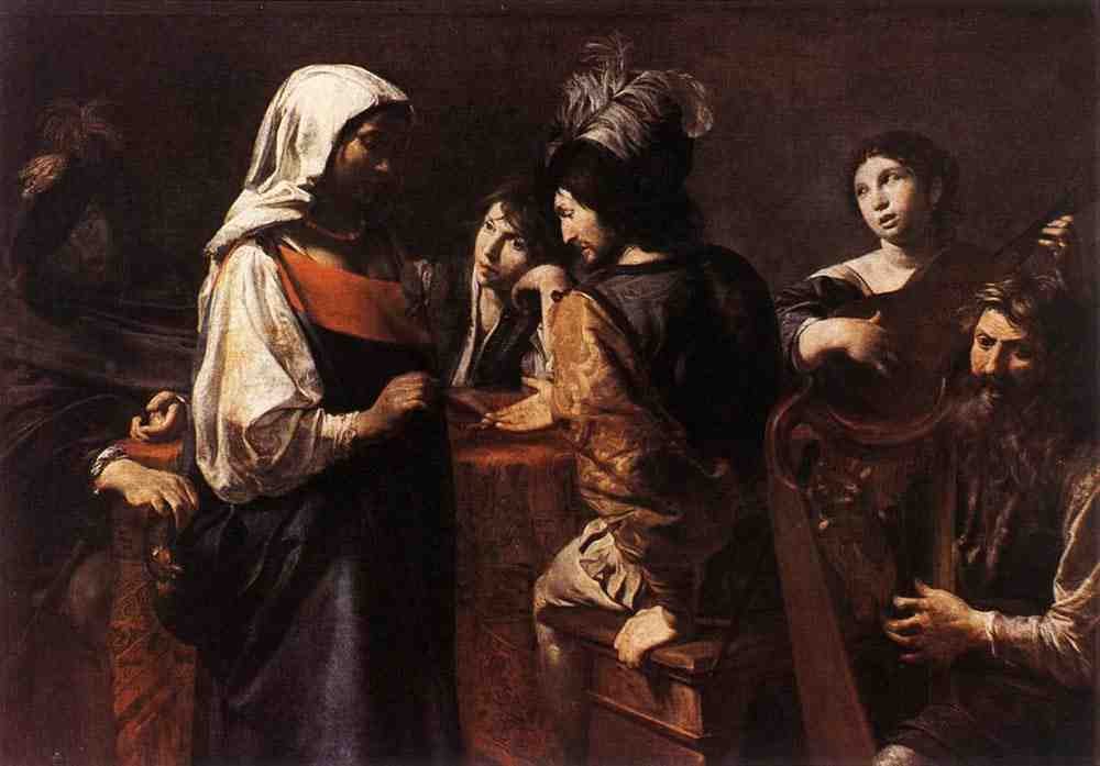 VALENTIN DE BOULOGNE The Fortune Teller A4 Photo Print