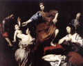 VALENTIN DE BOULOGNE The Judgment Of Solomon A4 Photo Print
