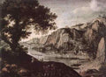 VALKENBORCH Lucas van View Of Huy From Ahin  A4 Photo Print