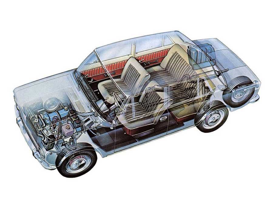 VAZ 2101 cutaway A4 Photo Print