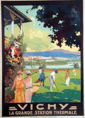 VICHY Vintage Advert A4 Photo Print
