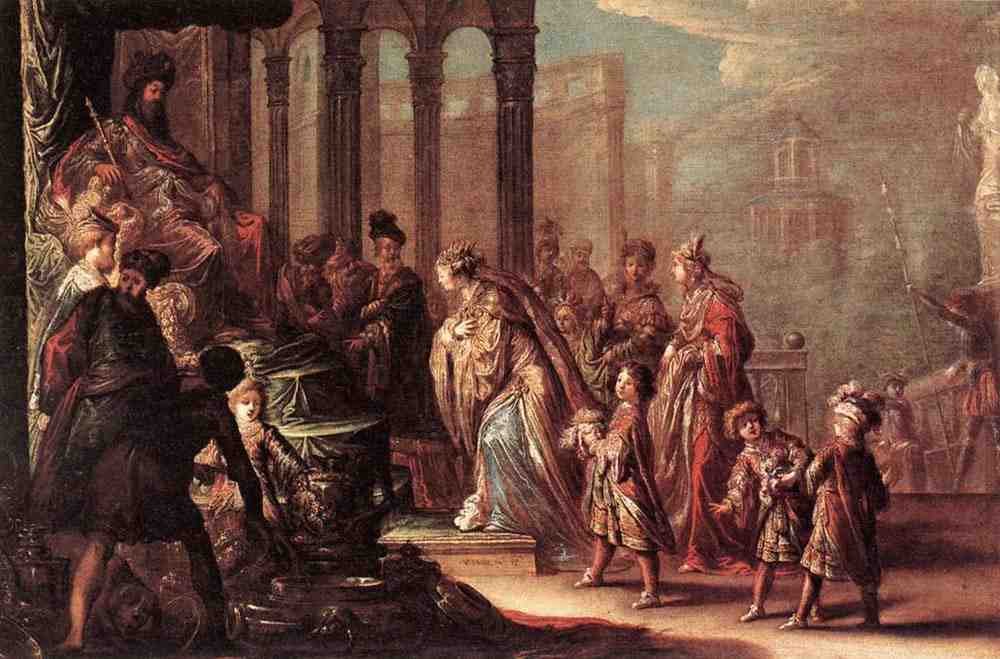 VIGNON Claude Esther Before Ahasuerus A4 Photo Print