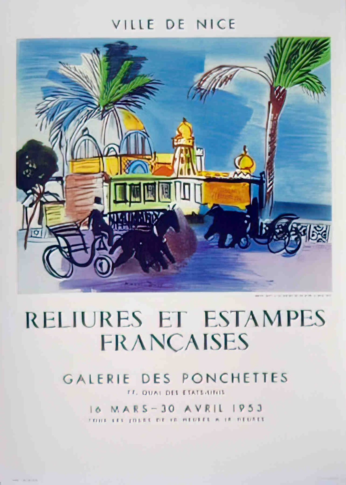VILLE DE NICE Advert A4 Photo Print