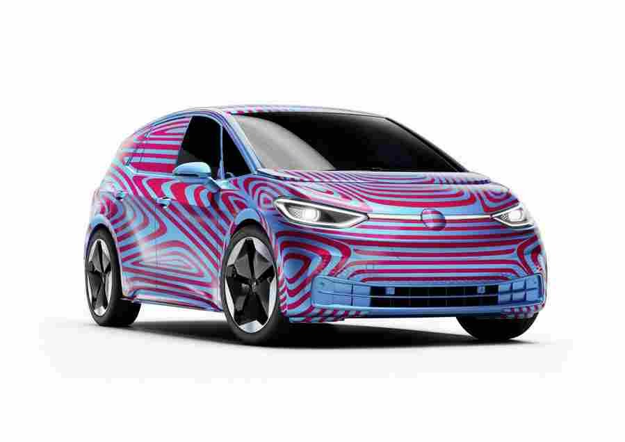 VOLKSWAGEN ID 3 1st Edition 6668 14 Car A4 Photo Print
