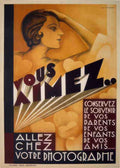 VOUS AIMEZ Vintage Advert A4 Photo Print