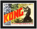 VP FRAME 150622 king kong 1933 Advert A4 Photo Print