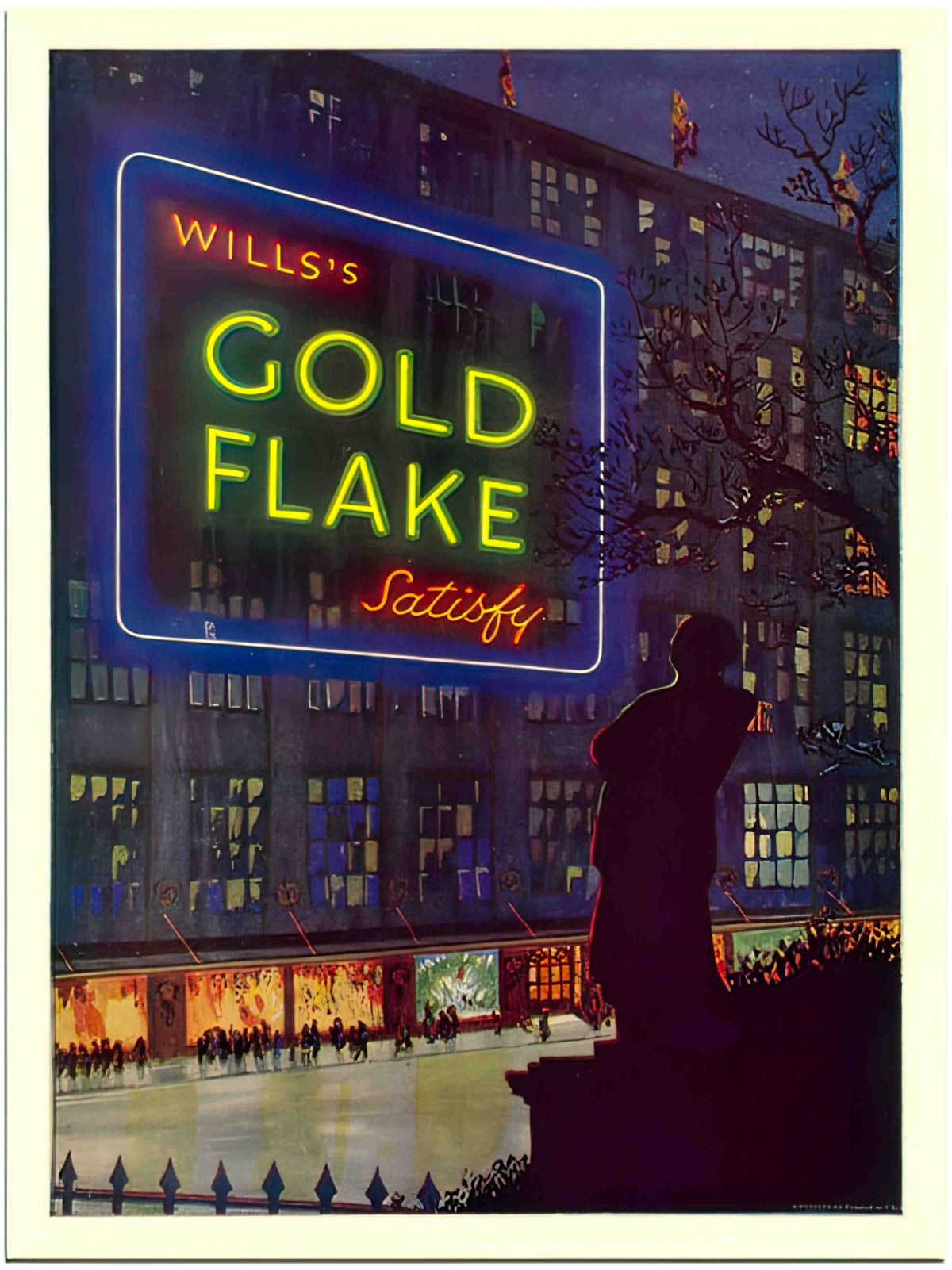 VP121123 01 wills gold flake tobacco 1930 2 Advert A4 Photo Print