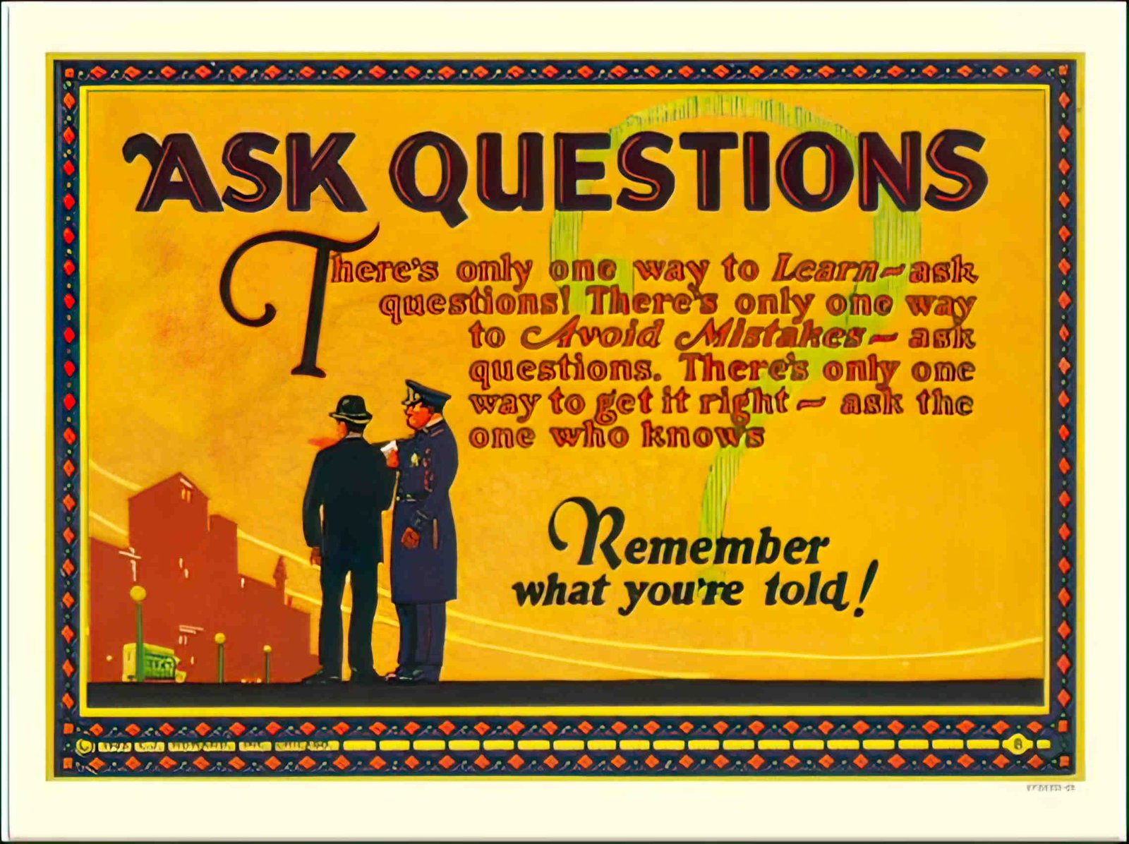 VP150305 08 constructive organization posters motivational 1925 1 Advert A4 Photo Print