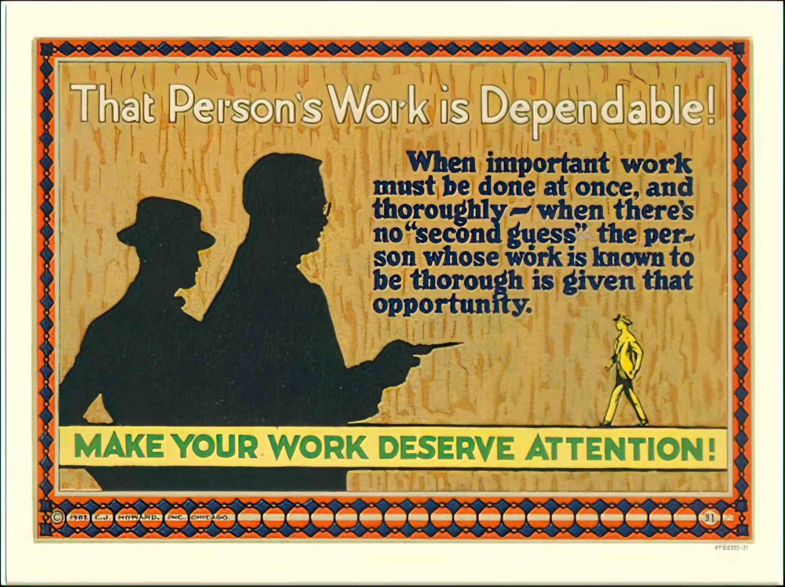 VP150305 31 constructive organization posters motivational 1925 1 Advert A4 Photo Print