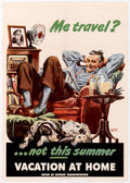Vacation Home American World War II Advert Poster