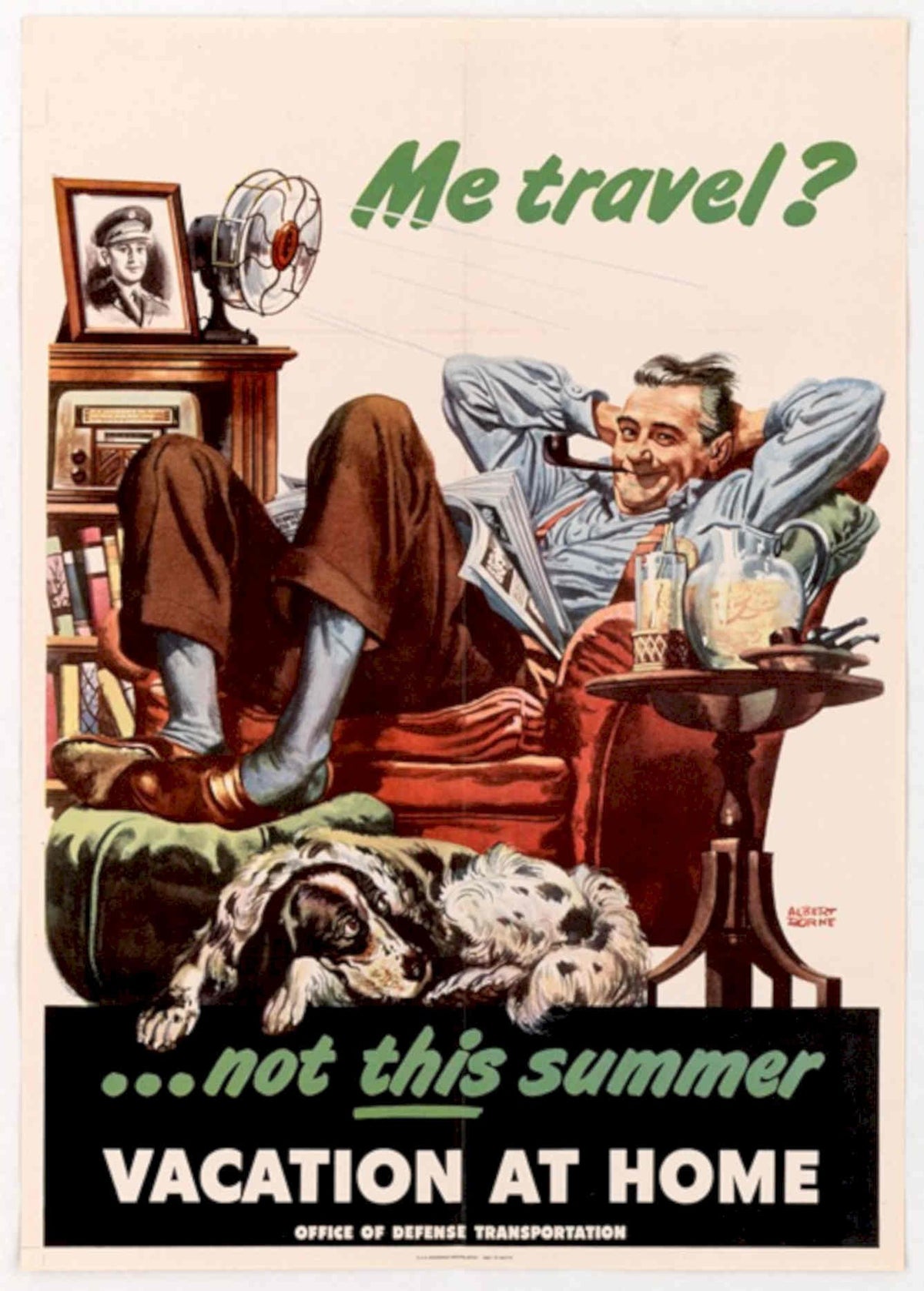 Vacation Home American World War II Advert Poster