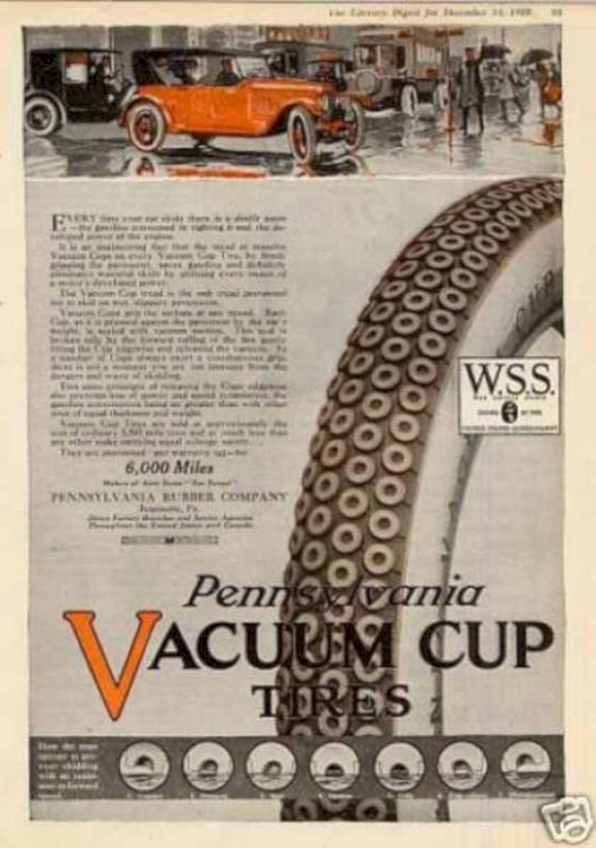 Vacuum Cup Tire Vintage Retro Advert Ads A4 Photo Print