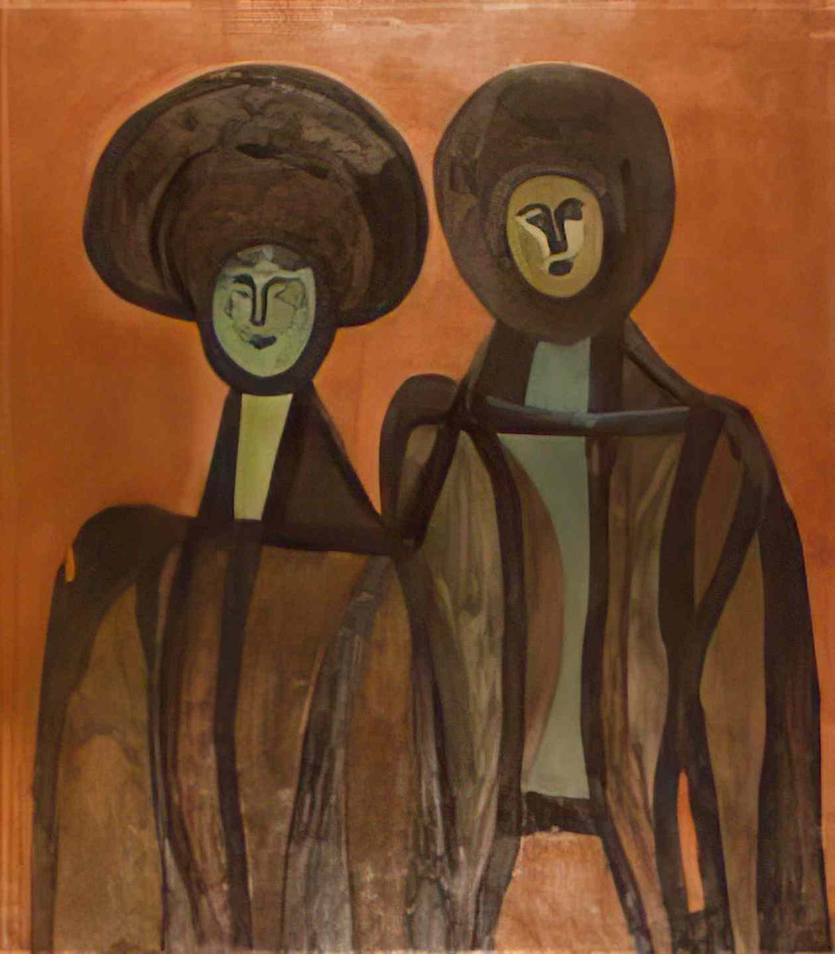 Vajda Lajos sisters 1936 Art A4 Photo Print
