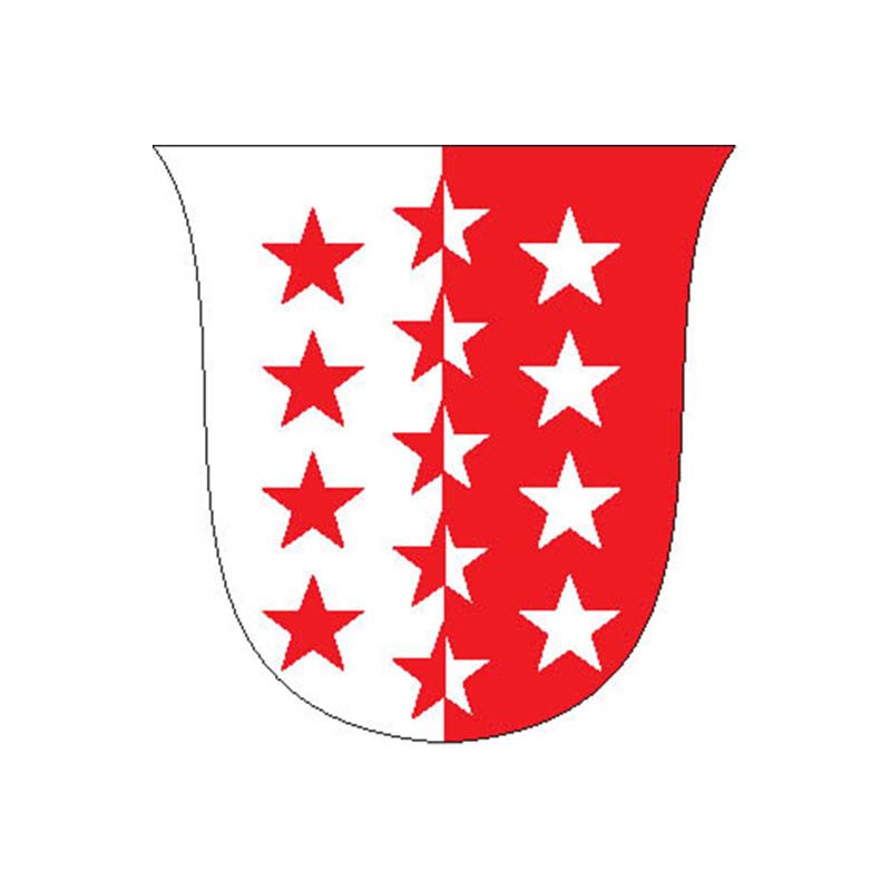 Valais Coat Of Arms N2425 A4 Photo Print