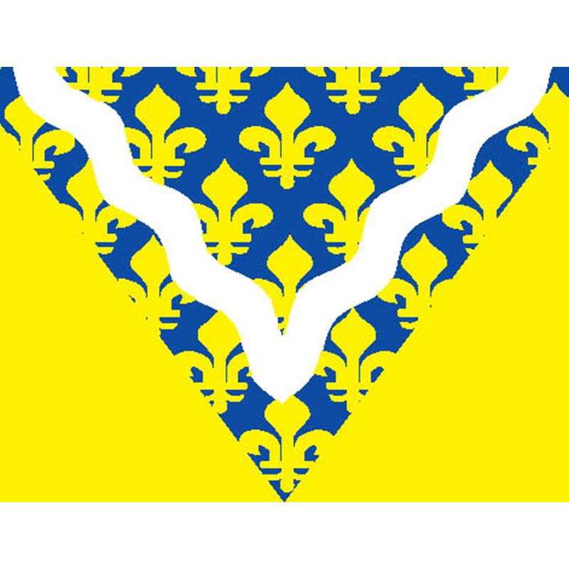 Valdemarne Dep Flag N2989 A4 Photo Print