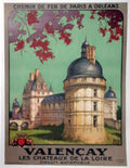 Valencay Vintage Retro Advert Poster A4 Photo Print